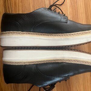 Clarks Platform Oxfords, Size 8, EU 39
